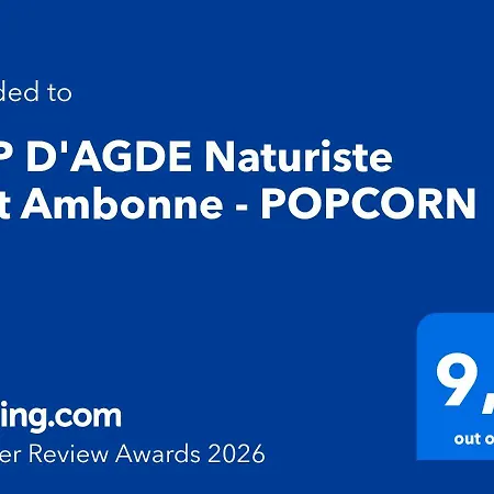 Cap D'agde Naturiste Port Ambonne - Popcorn Apartament